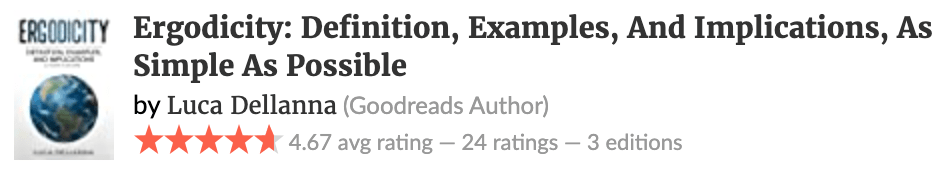 Goodreads rating for Ergodicity