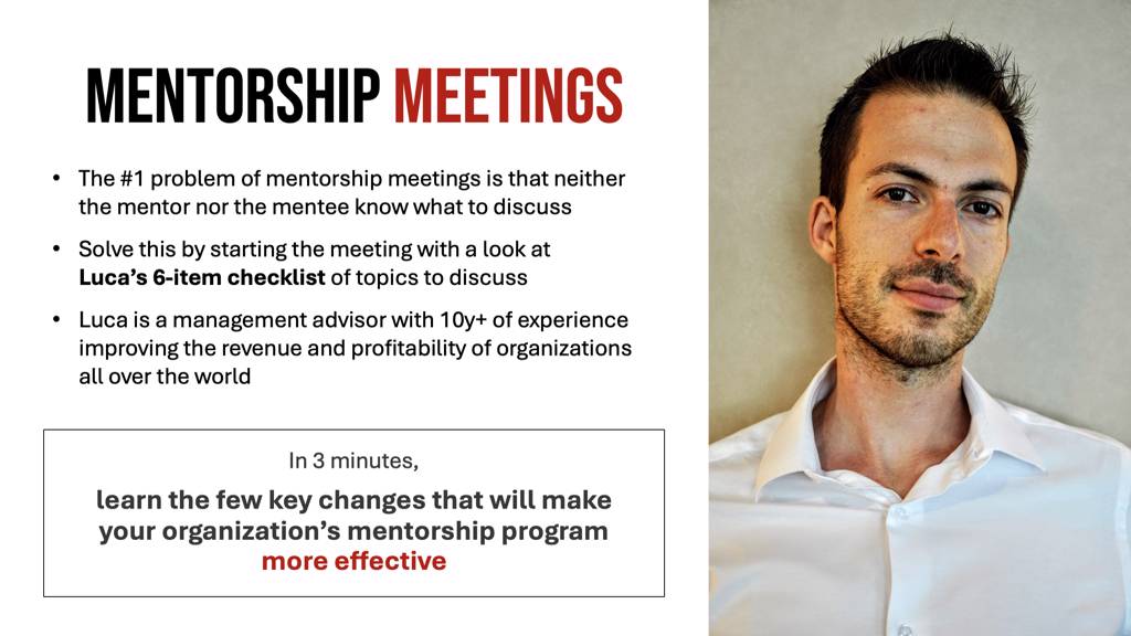Mentorship Meetings